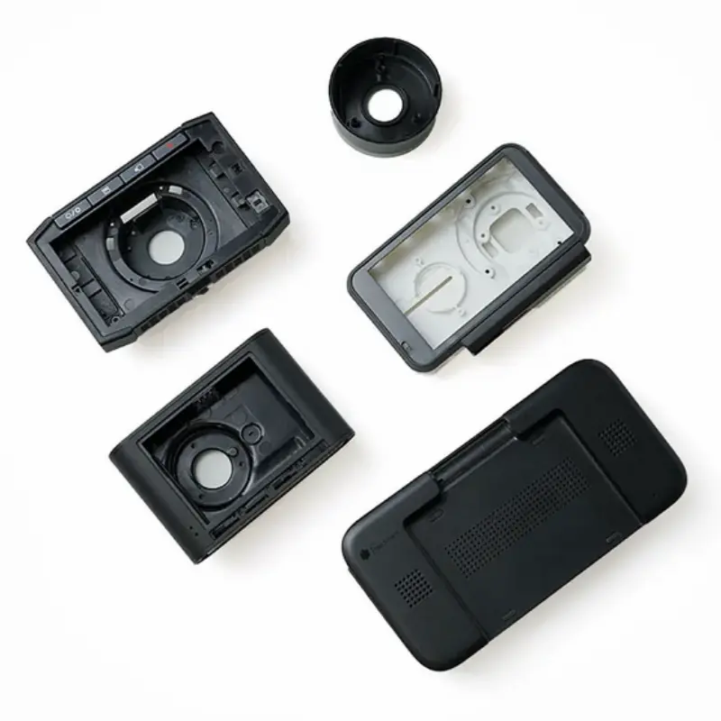 Aan de achterkant gemonteerde onderdelendooslijst