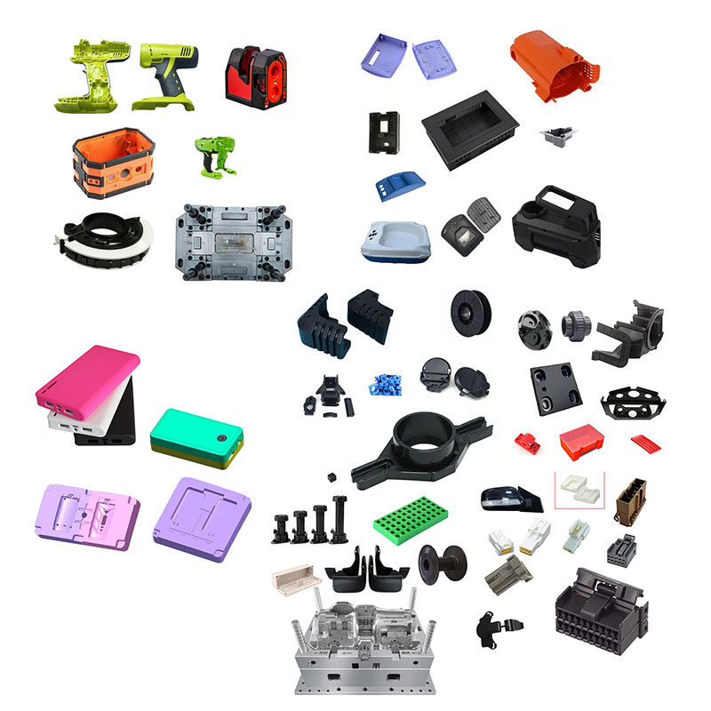 Aangepaste onderdelen uit kunststof. Vormen