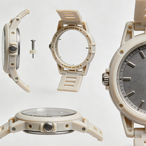 Aangepaste onderdelen kijken naar het gieten