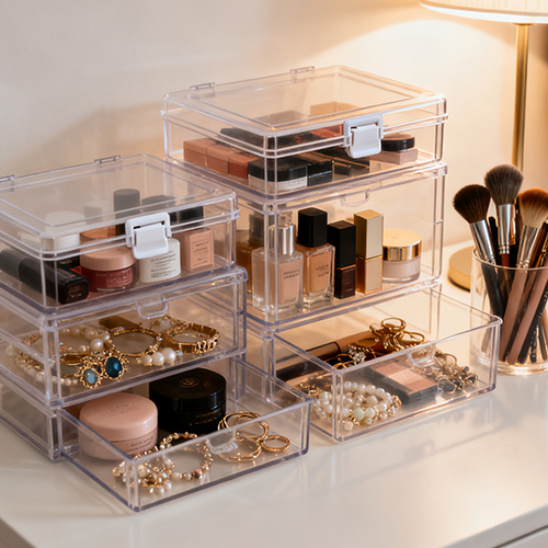 Spuitgietservice Doorzichtige opbergkoffer