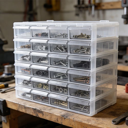 Onderdelen Opbergladeboxen Kunststof gietwerk