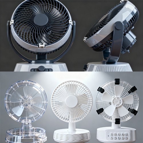 Kunststof injectietafelventilatorgietwerk