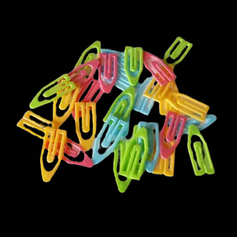Plastic papieren clips spuitmal