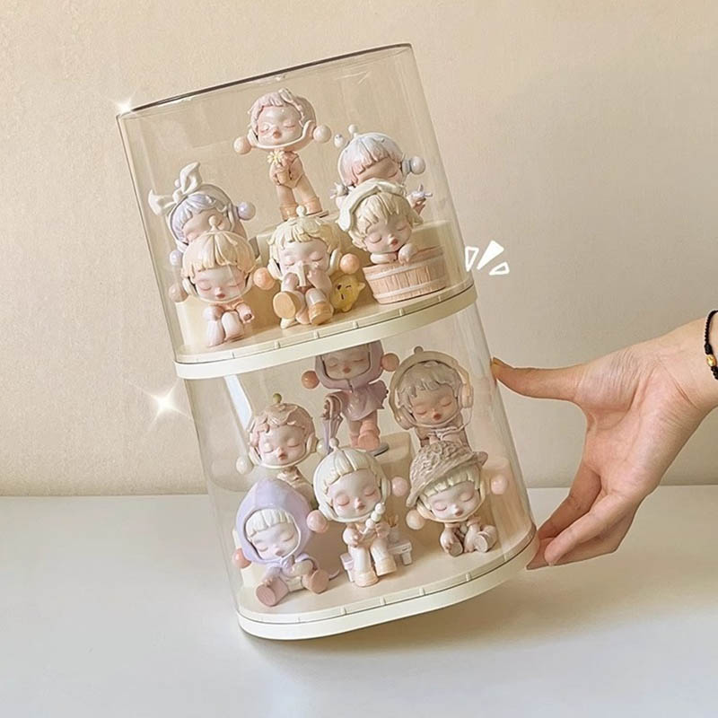 Transparante plastic display kastgieten